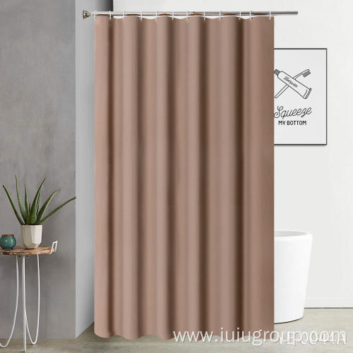 low price shower curtain with solid color